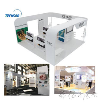 help design 6x6 exhibition stand display from Shanghai trade show booth factory